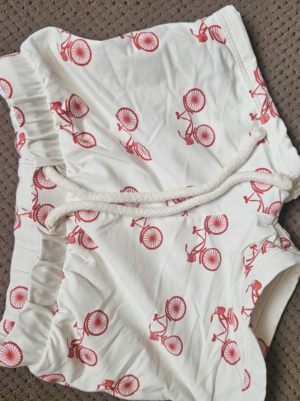 Fin & Vince Kids Swim  Short with Red Bicycle Print